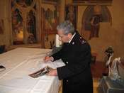 Il Generale dott. Aldo Visone Comandante Regionale Comando Carabinieri Puglia