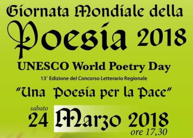 Club per l'UNESCO di Lucera: i premiati del concorso di poesia 'Una Poesia per la Pace'